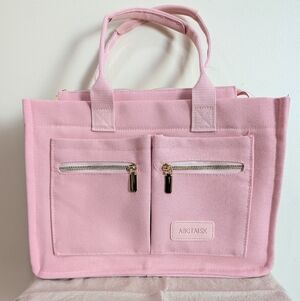 Pink Canvas Tote